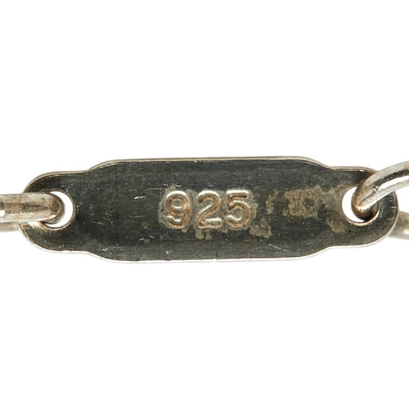 Tiffany & Co Atlas Plate Chain Pendant Necklace Silver