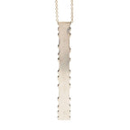 Tiffany & Co Atlas Plate Chain Pendant Necklace Silver