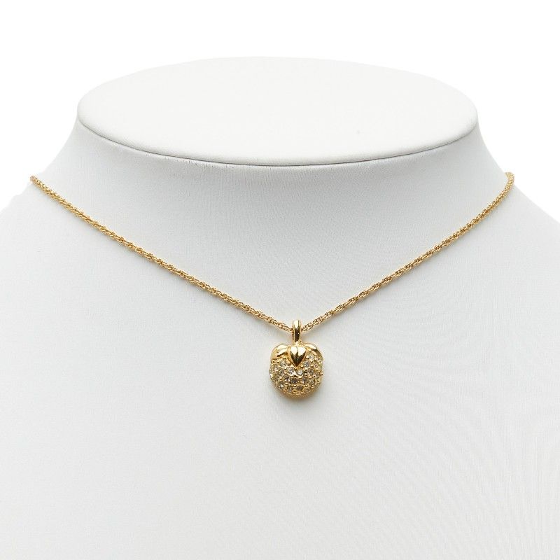Dior Fruit Chain Pendant Necklace Gold Plated