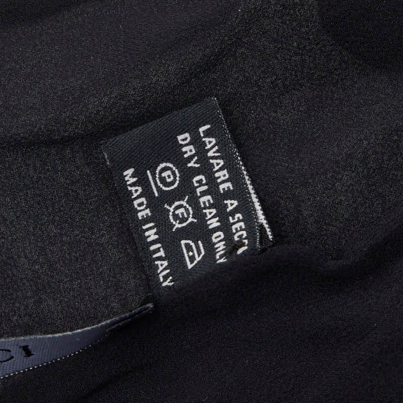 Gucci Black Silk Scarf