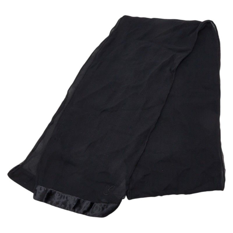 Gucci Black Silk Scarf