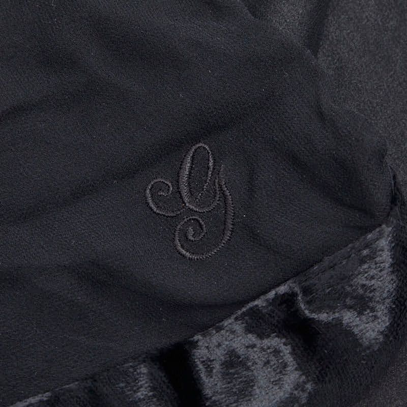 Gucci Black Silk Scarf