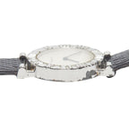 Tiffany & Co Atlas Watch External Strap Black Silver Leather