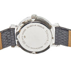 Tiffany & Co Atlas Watch External Strap Black Silver Leather
