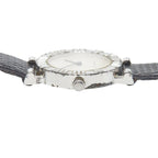Tiffany & Co Atlas Watch External Strap Black Silver Leather