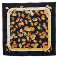 Hermes Carre 90 Couvee D'hermes Egg Black Multicolor Silk Scarf
