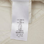 Dior Macro Cannage Quilted Sleeveless Bomber Jacket Vest White Ivory