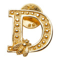 Dior Bee Logo Pin Badge Pin Brooch Gold Plated