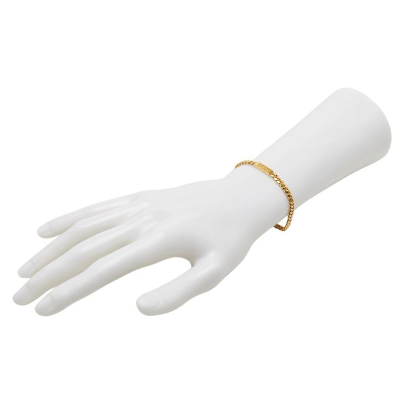 Dior Logo Chain Bracelet Gold Plated