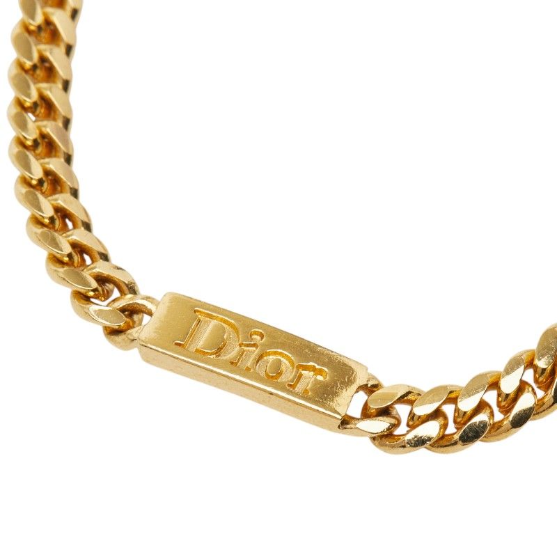 Dior Logo Chain Bracelet Gold Plated