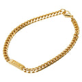 Dior Logo Chain Bracelet Gold Plated