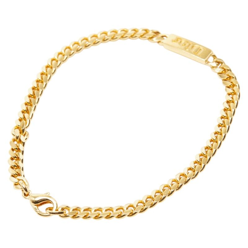 Dior Logo Chain Bracelet Gold Plated