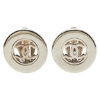 Chanel CC Logo Silver Metal Ring
