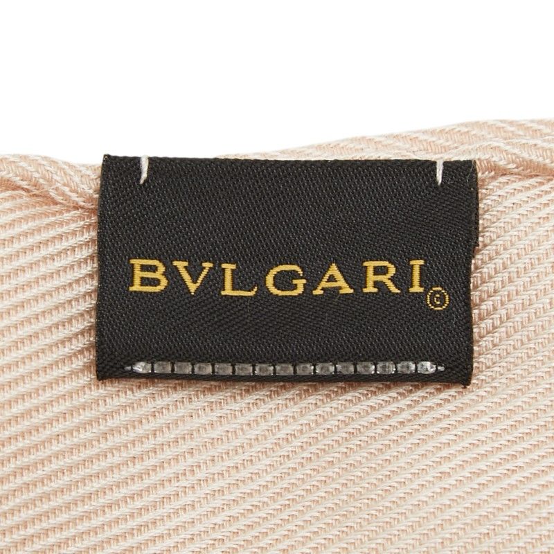 Bvlgari Logomania Pink Silk Scarf
