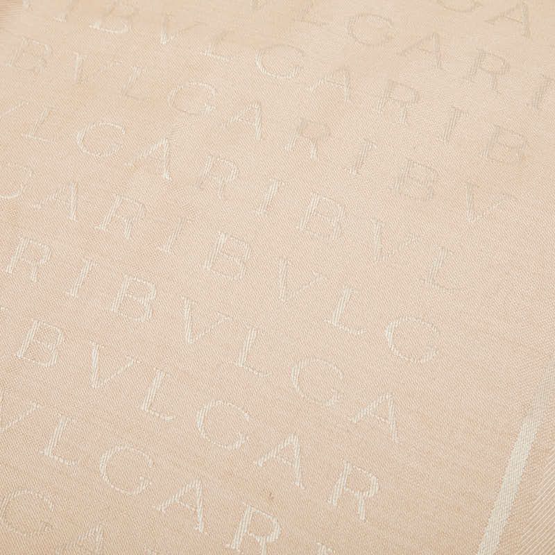 Bvlgari Logomania Pink Silk Scarf