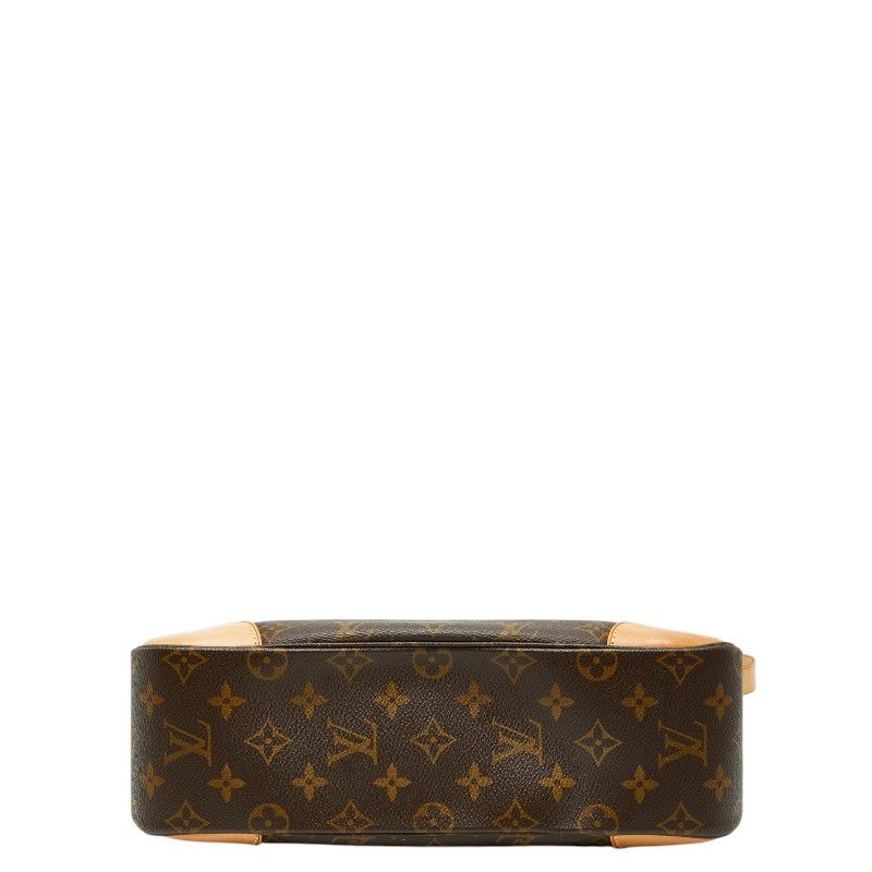 Louis Vuitton Monogram Boulogne 30 Shoulder Bag Brown Leather