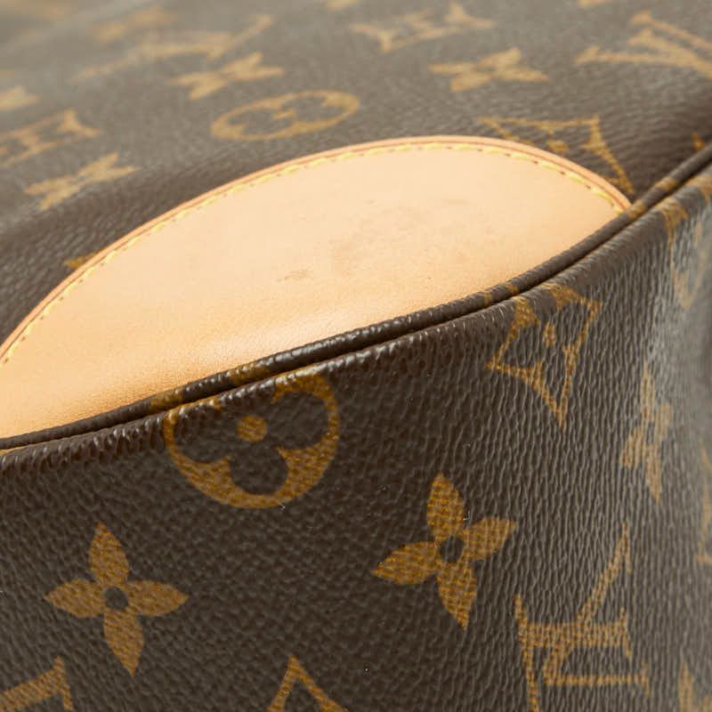 Louis Vuitton Monogram Boulogne 30 Shoulder Bag Brown Leather