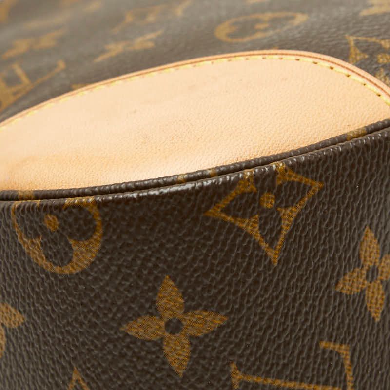 Louis Vuitton Monogram Boulogne 30 Shoulder Bag Brown Leather