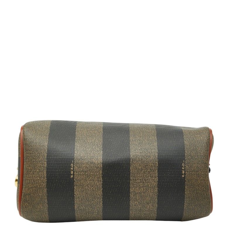 Fendi Pecan 2-Way Shoulder Bag Black Brown Leather
