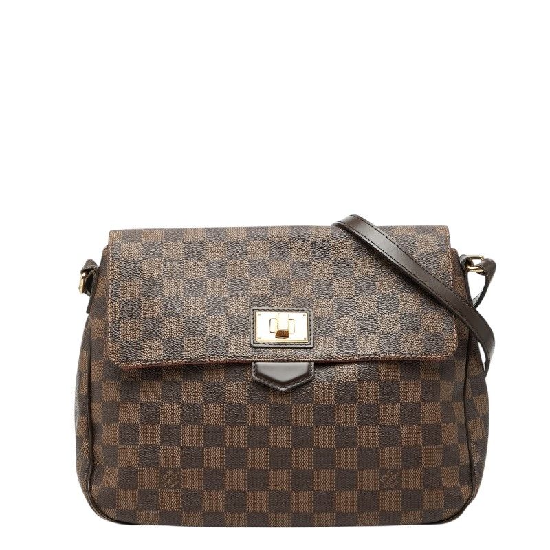 Louis Vuitton Damier Besace Roseberry Brown Leather Shoulder Bag
