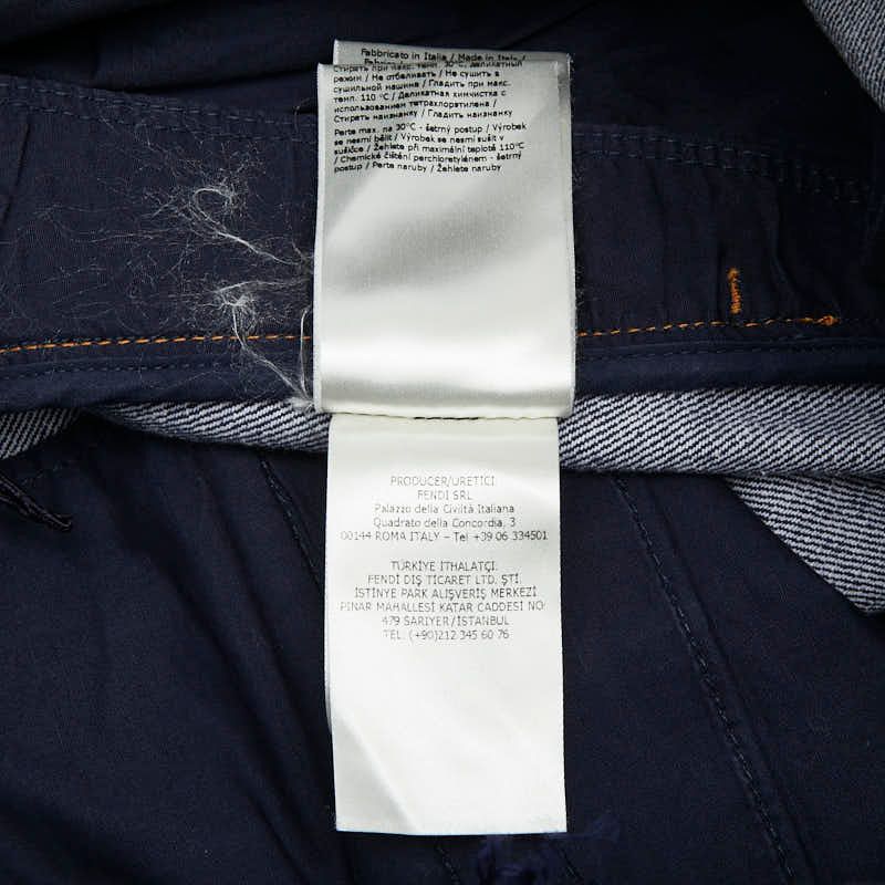 Fendi Mini Skirt Indigo Blue Denim