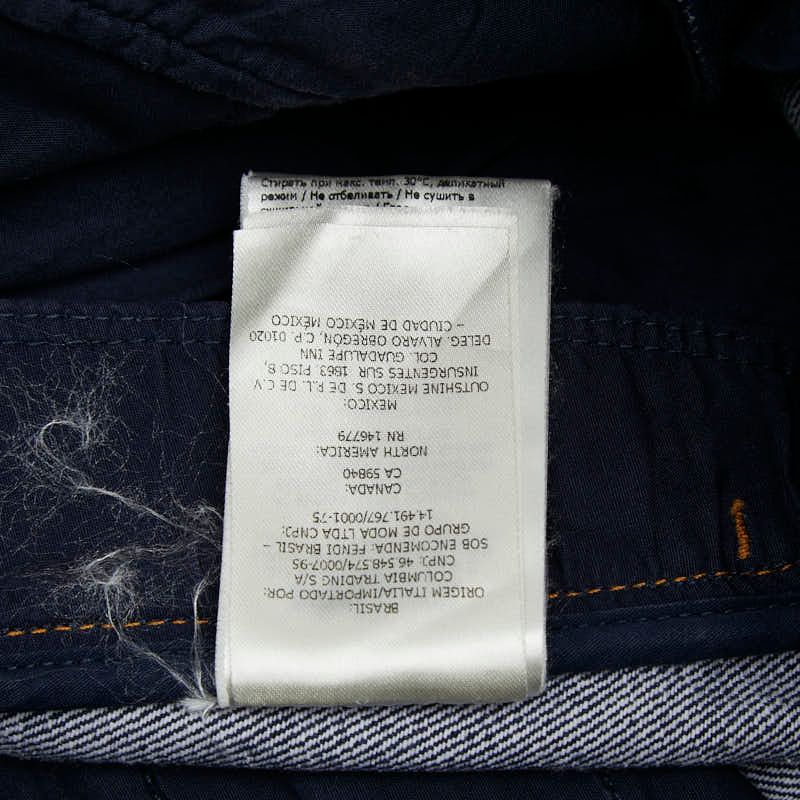 Fendi Mini Skirt Indigo Blue Denim