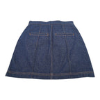 Fendi Mini Skirt Indigo Blue Denim
