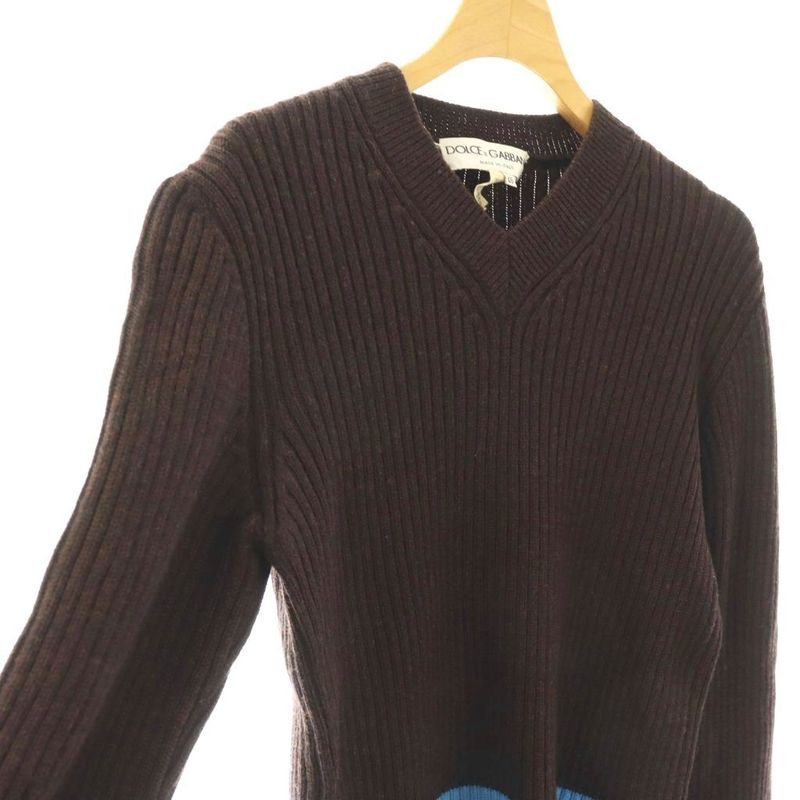 D&G Die & Ji Dolgava Dolce & Gabba Knit Sweater Pruo Long Sleeve
