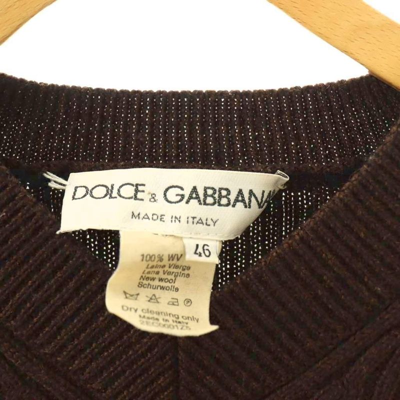 D&G Die & Ji Dolgava Dolce & Gabba Knit Sweater Pruo Long Sleeve