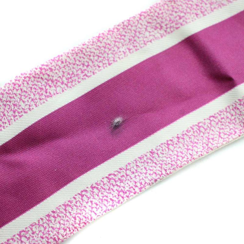 Dior Lucky Star Mitzah Ribbon Scarf Logo Silk All Over Pattern Pink