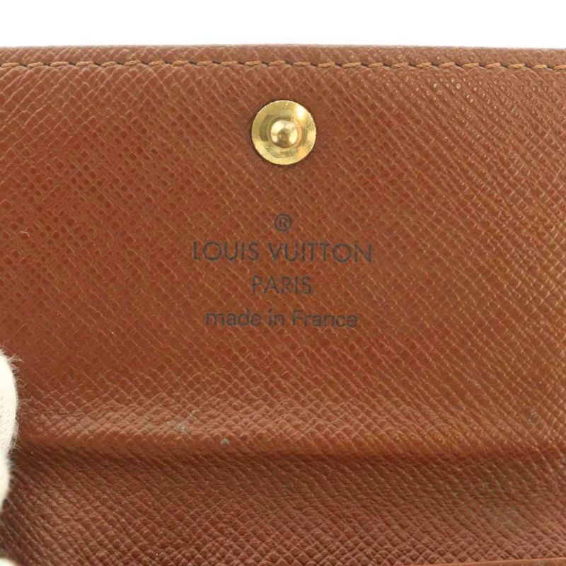 Louis Vuitton Key Case 6 Rows Monogram Pattern Brown Key Holder