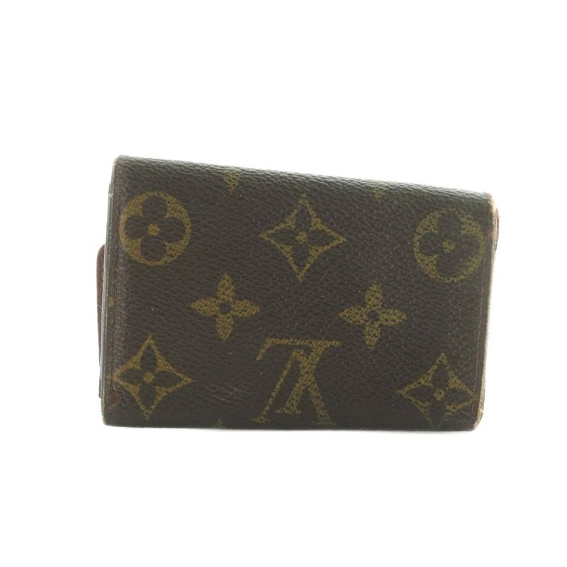 Louis Vuitton Key Case 6 Rows Monogram Pattern Brown Key Holder