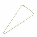 Dior Necklace Chain Only Logo Gold Mq Oh