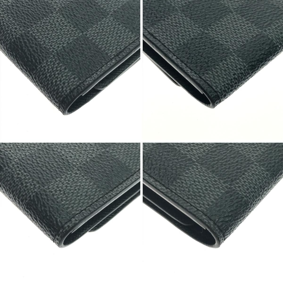 Louis Vuitton Key Case Damier Graphite Multicles 6 Initial Gray Holder — view 6