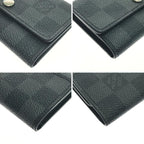 Louis Vuitton Key Case Damier Graphite Multicles 6 Initial Gray Holder — view 5