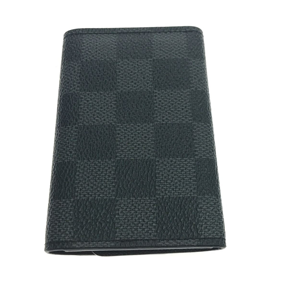 Louis Vuitton Key Case Damier Graphite Multicles 6 Initial Gray Holder — view 2