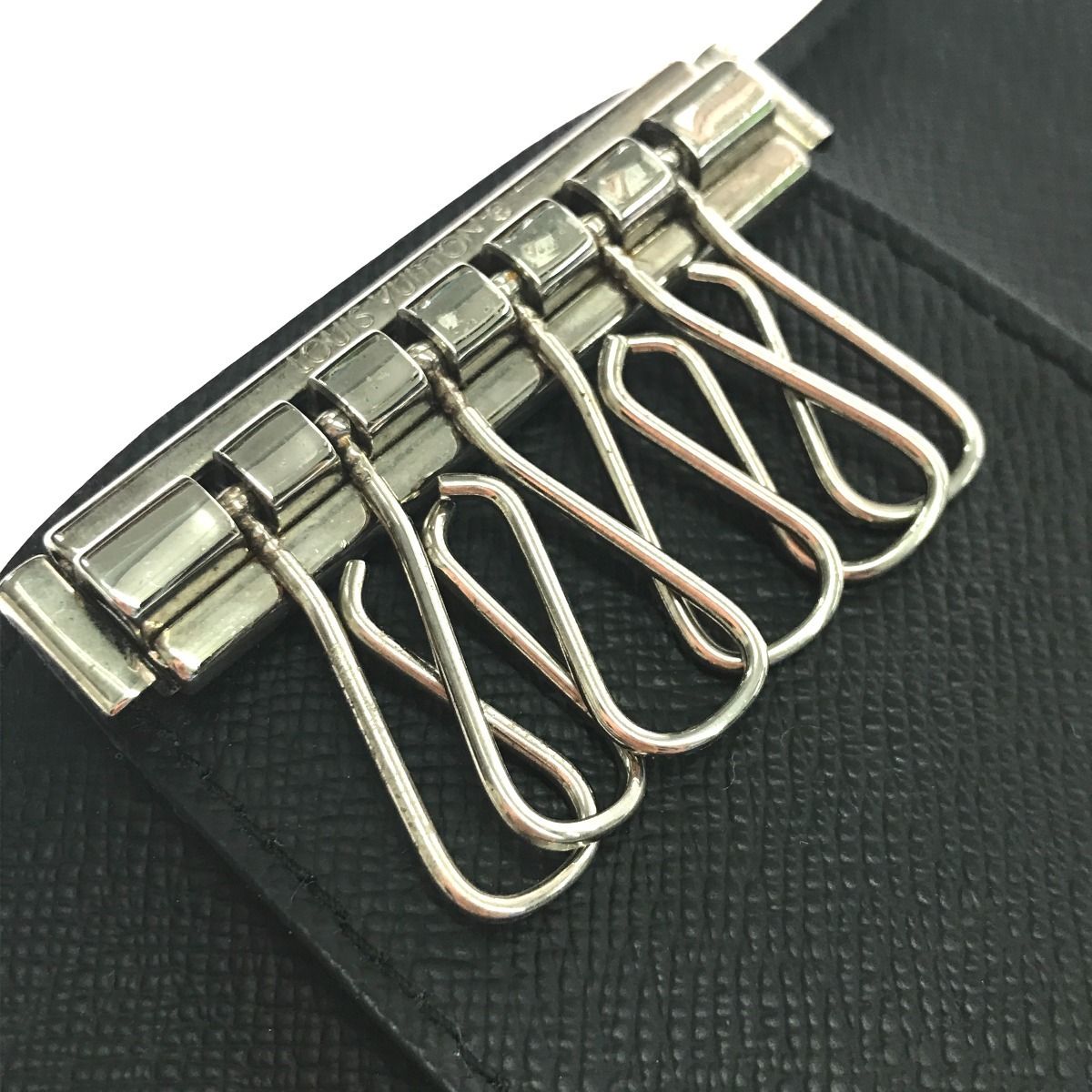 Louis Vuitton Key Case Damier Graphite Multicles 6 Initial Gray Holder — view 8
