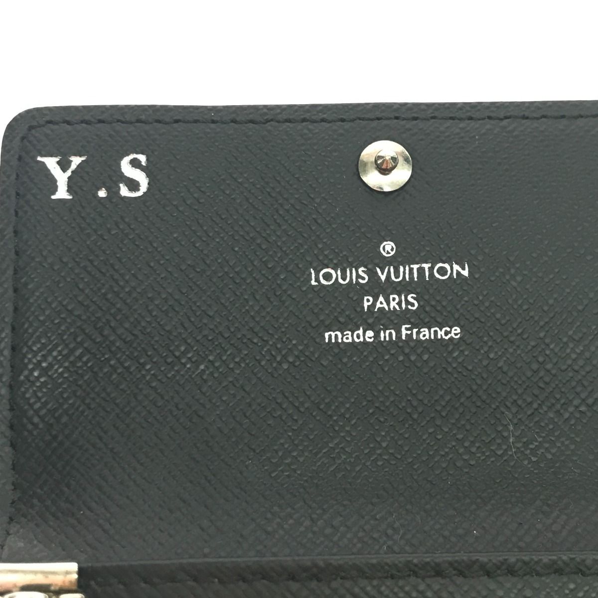 Louis Vuitton Key Case Damier Graphite Multicles 6 Initial Gray Holder — view 3