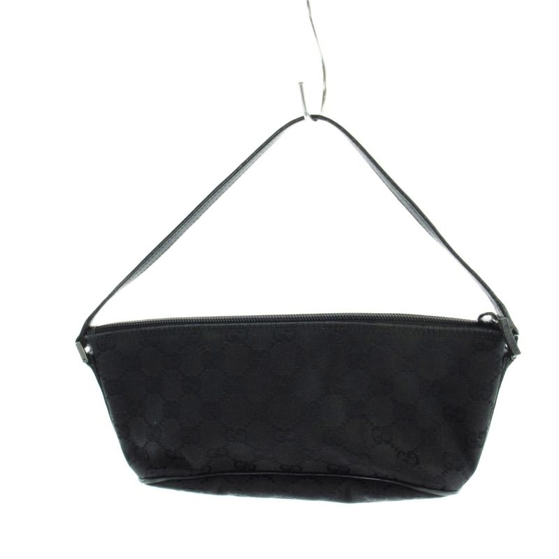 Gucci Handbag Mini GG Canvas Logo Black