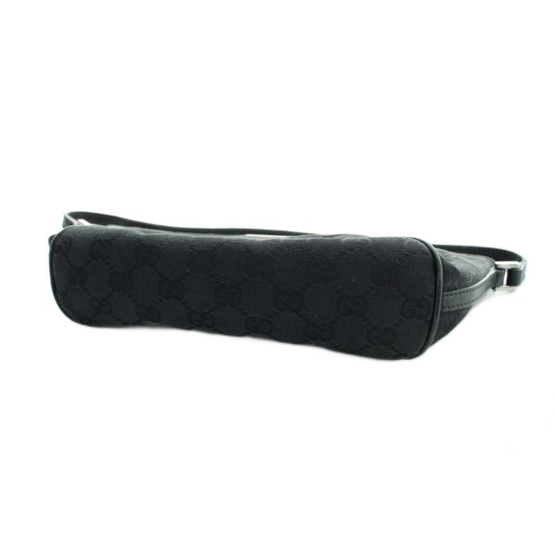 Gucci Handbag Mini GG Canvas Logo Black