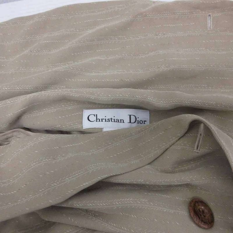 Dior Tailored Jacket Double Leather 7 Beige WY