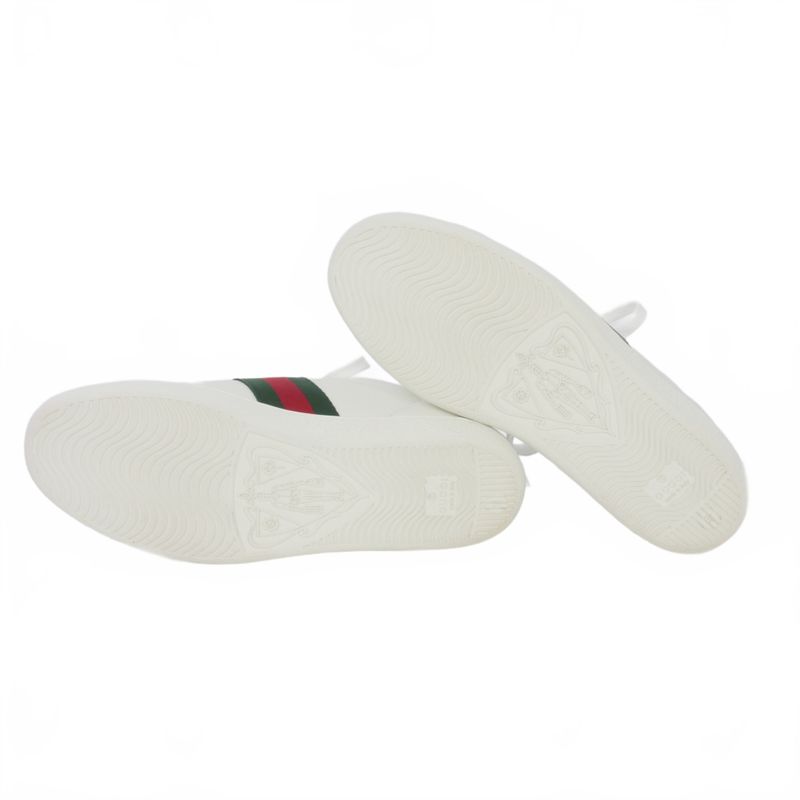 Gucci Ace Embroidered Sneakers Bee Embroidery Bee 38 White