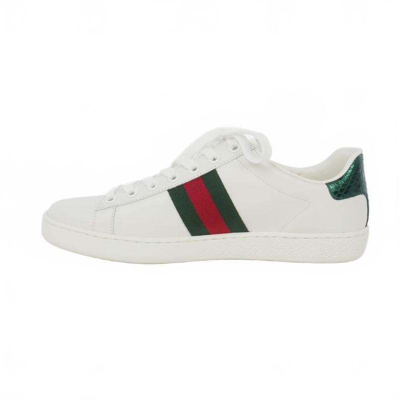 Gucci Ace Embroidered Sneakers Bee Embroidery Bee 38 White