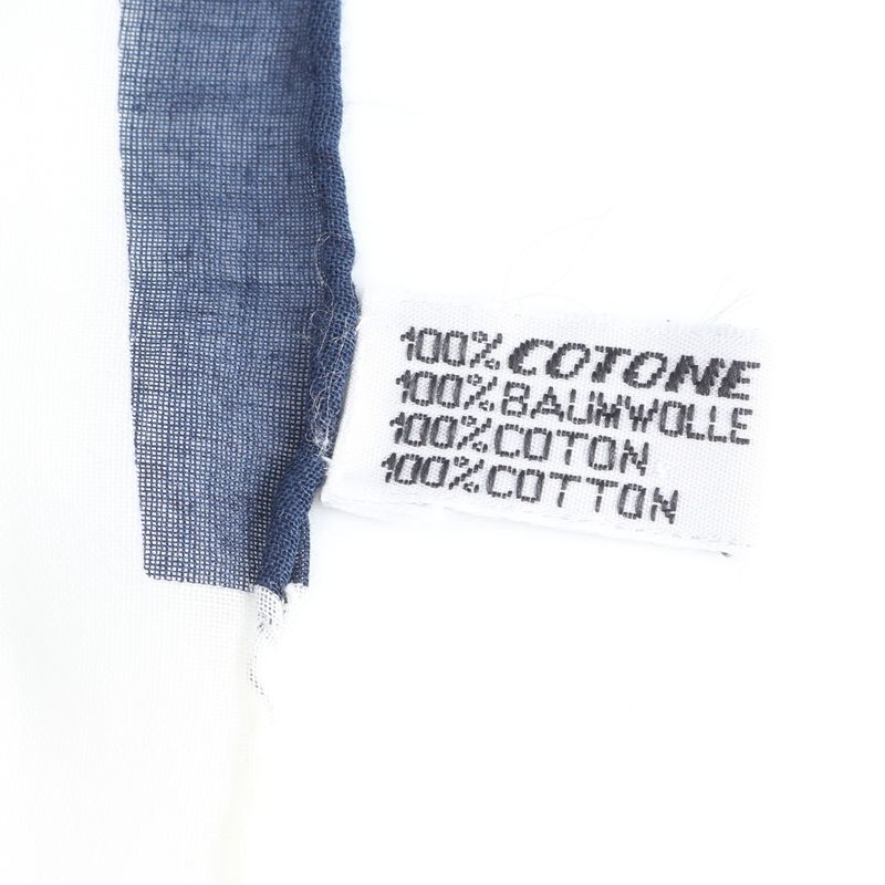 Chanel Bisie Scarf Large Navy White Shawl