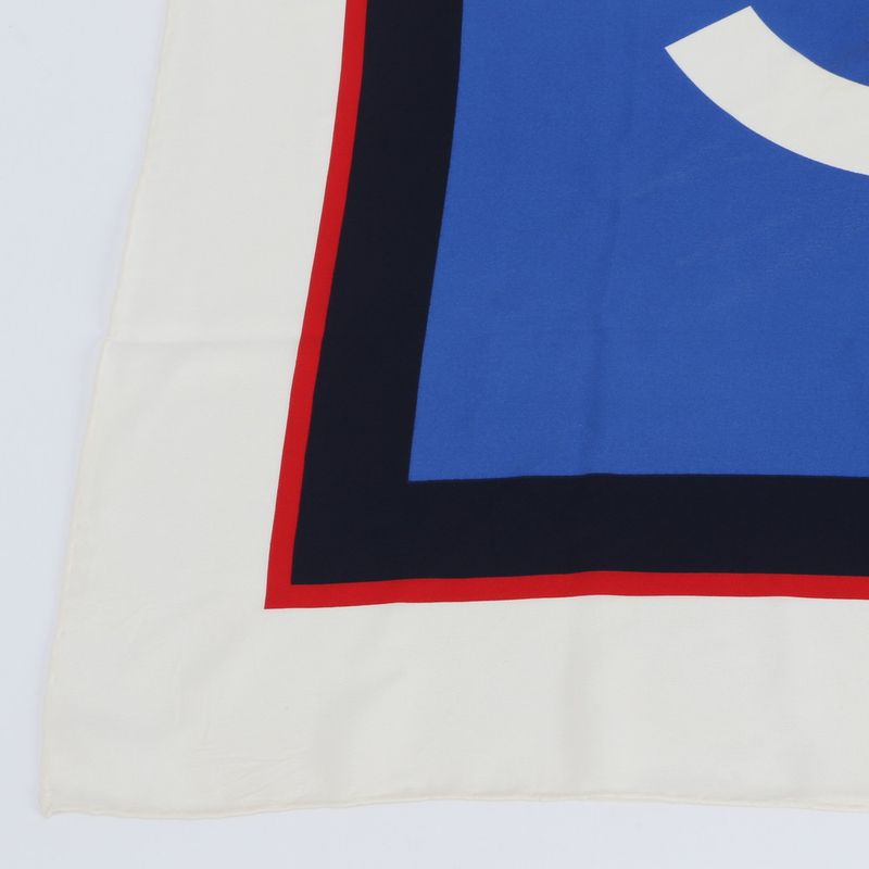 Chanel Silk Scarf CC Logo Rem