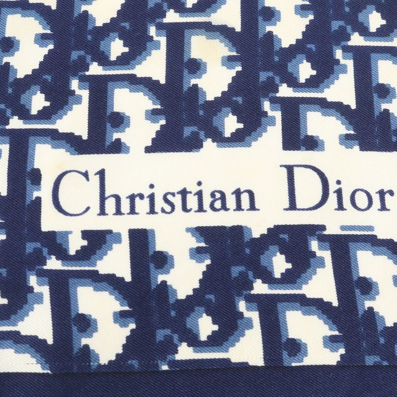 Dior Trotter Scarf Navy Shawl Rem