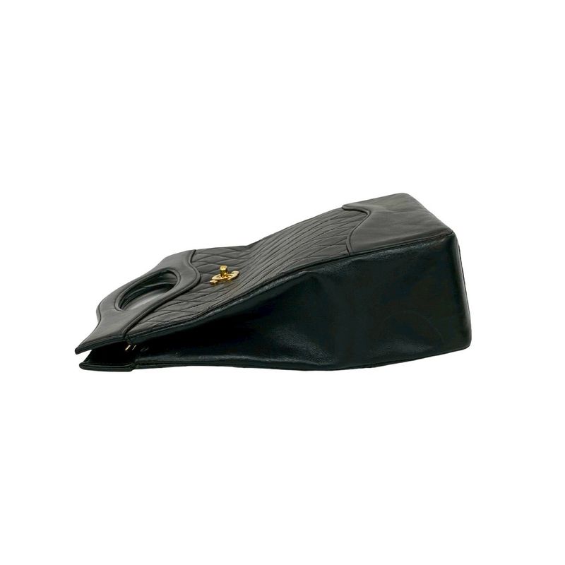 Chanel Card Quilted CC Logo Lambskin 2-Way Shoulder Bag