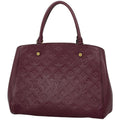 Louis Vuitton Montaigne MM 2-Way Shoulder Bag Monogram Empreinte Leather Raisin