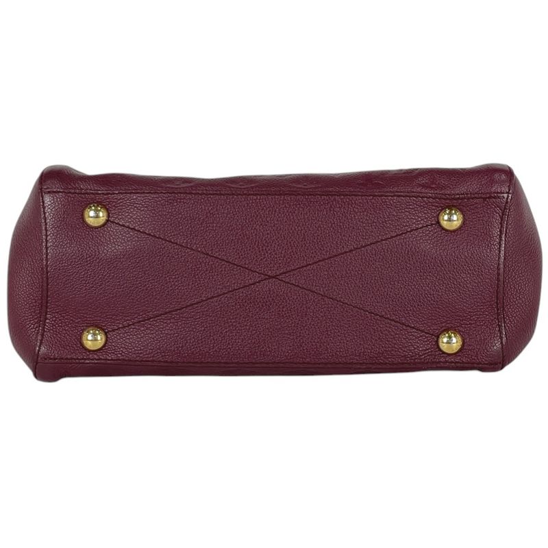 Louis Vuitton Montaigne MM 2-Way Shoulder Bag Monogram Empreinte Leather Raisin