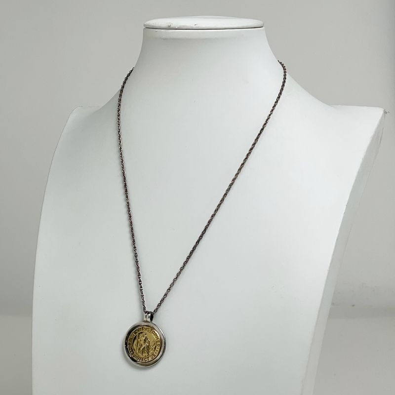 Tiffany & Co St Christopher Necklace Star Ring